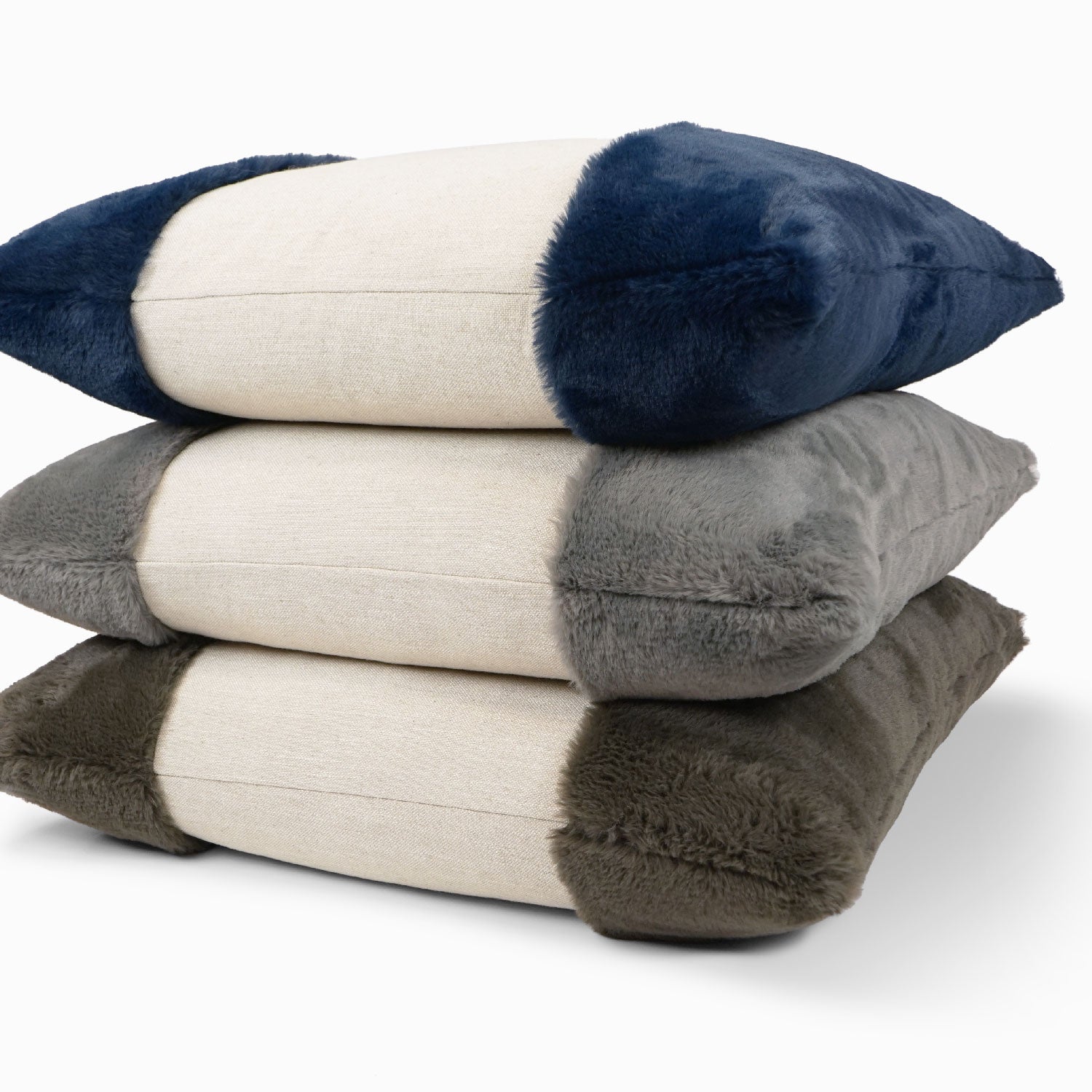 D.V. Kap Home Courchevel Pillow - Grey Brown