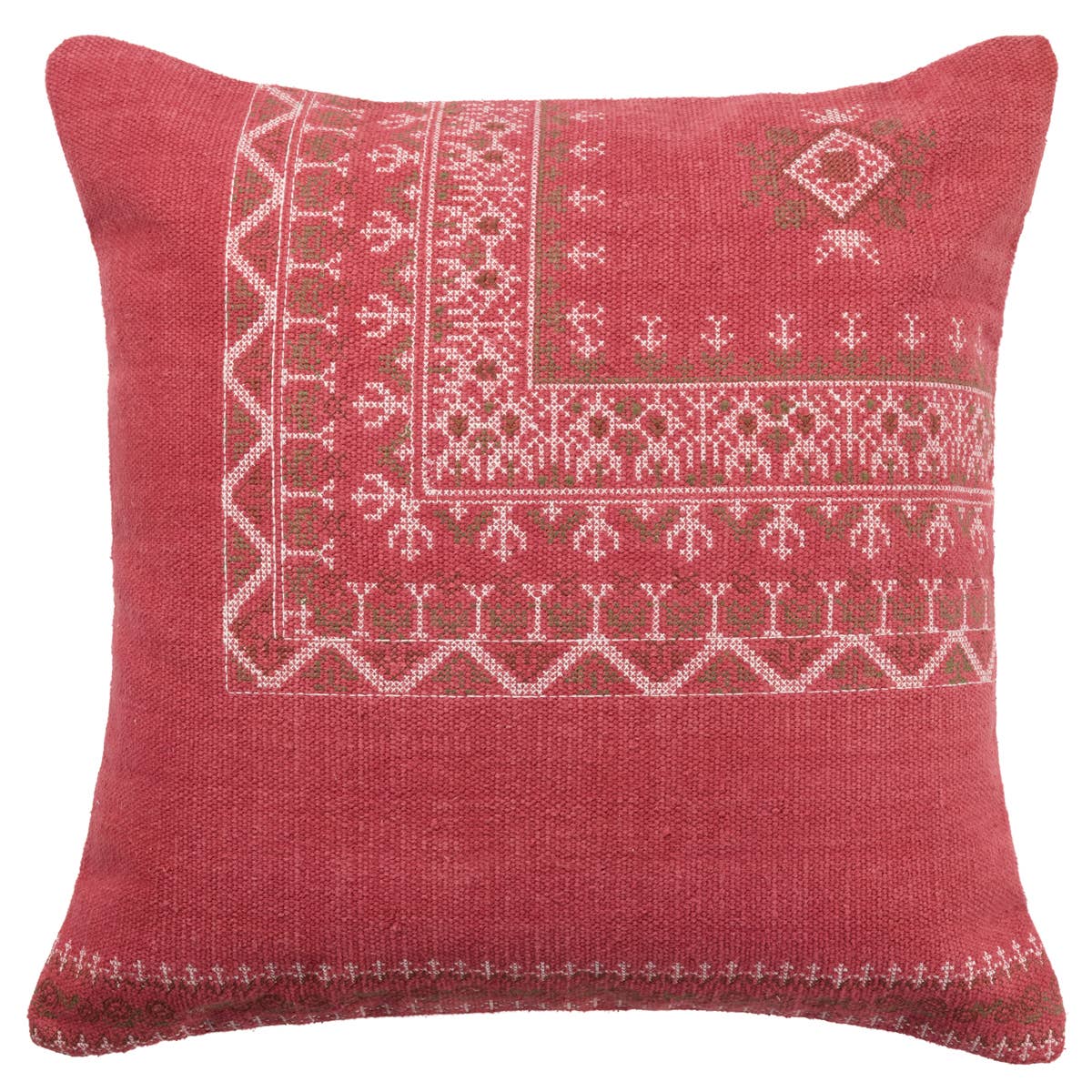 Jaipur Living Puebla Pillow - Red/Brown (PUB11)