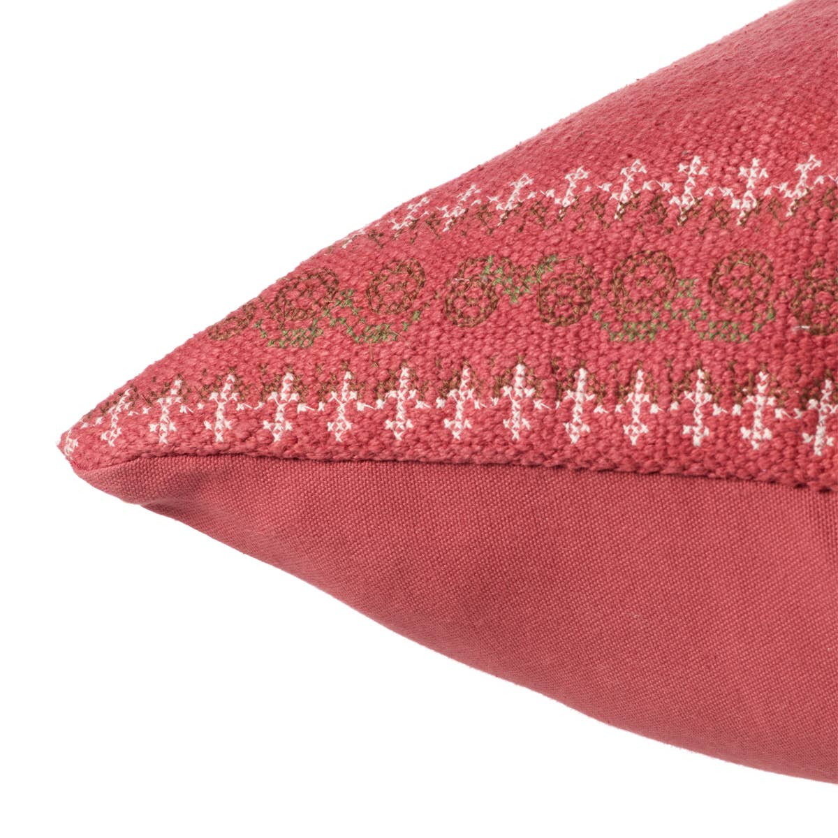 Jaipur Living Puebla Pillow - Red/Brown (PUB11)