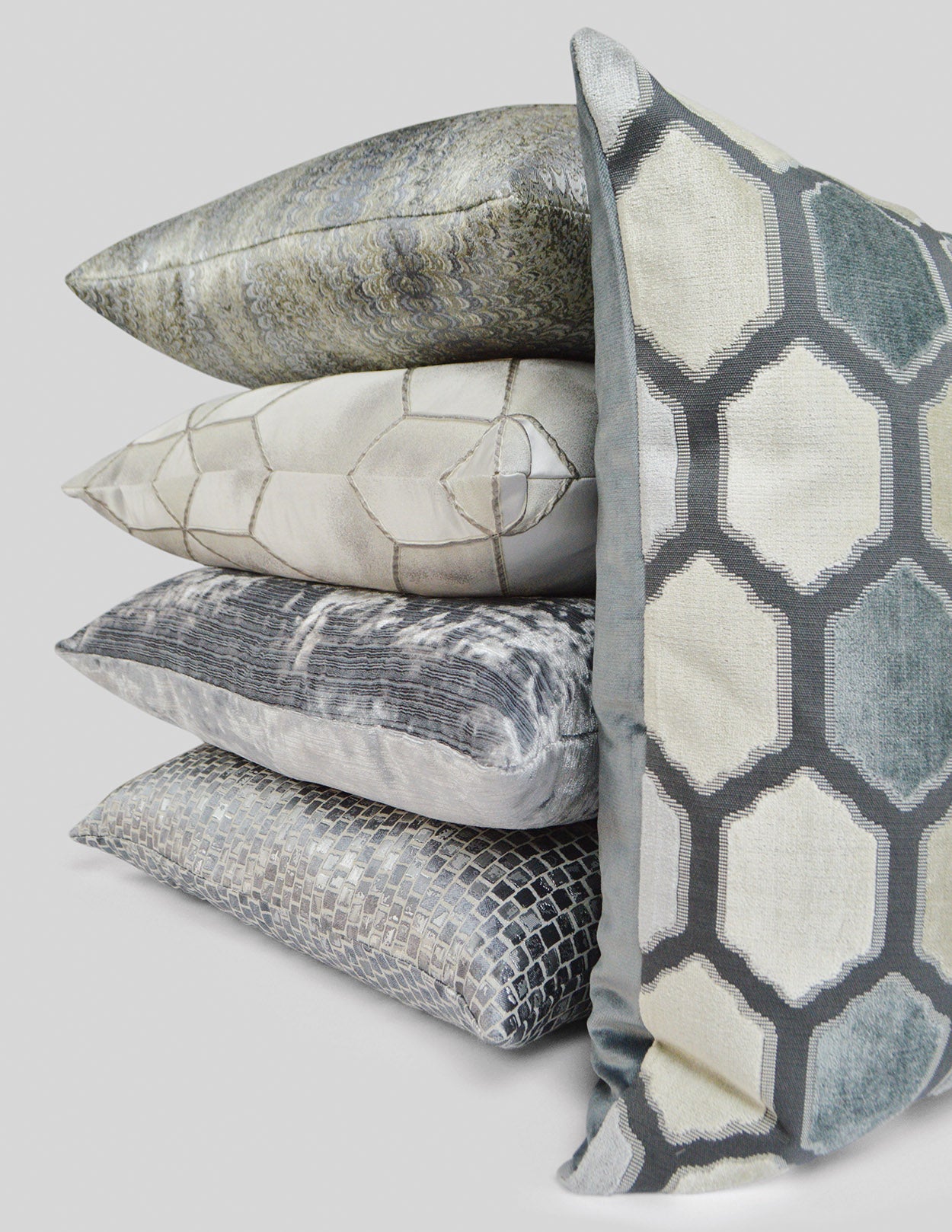 D.V. Kap Home Social Call Pillow - Platinum