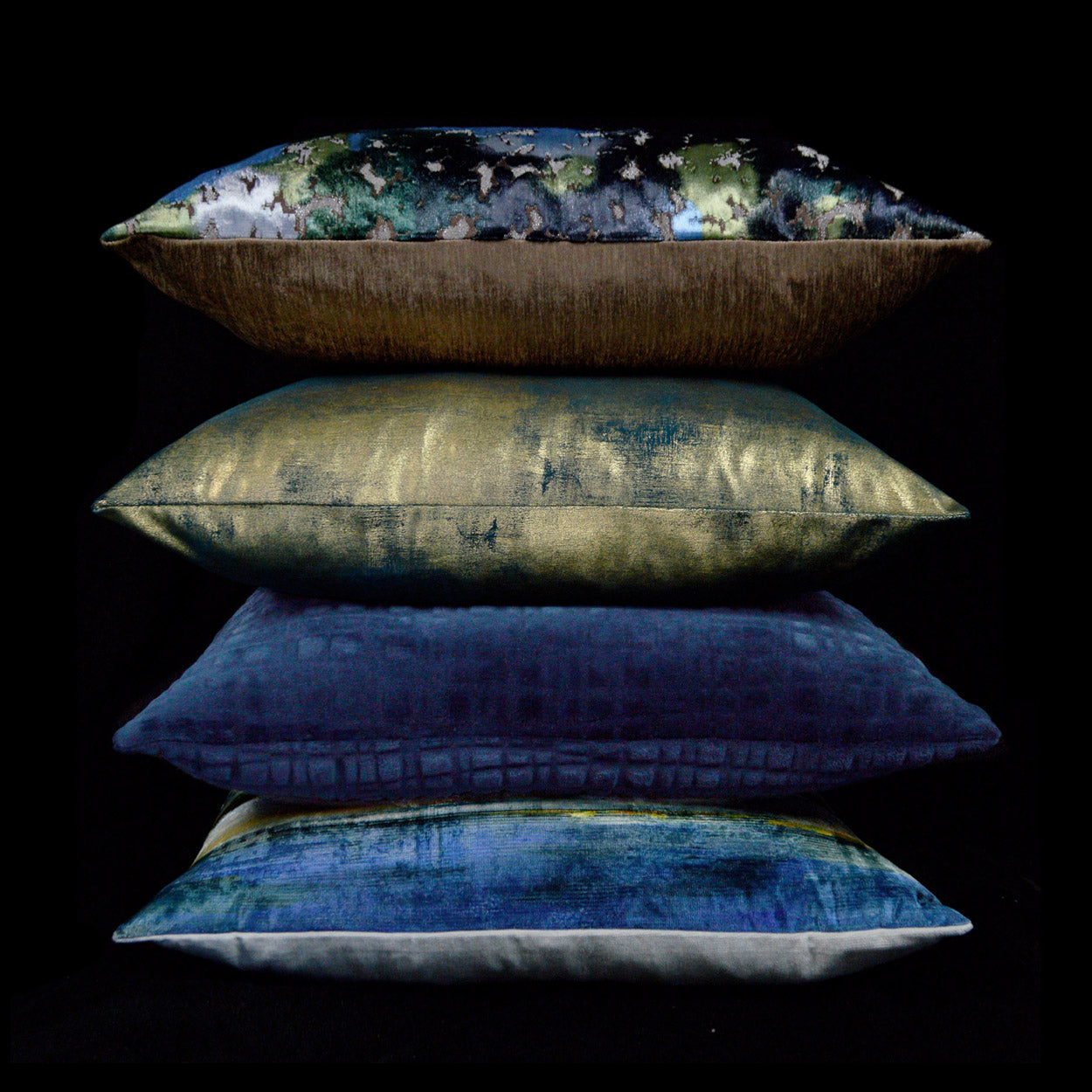 D.V. Kap Home Kula Pillow - Blue